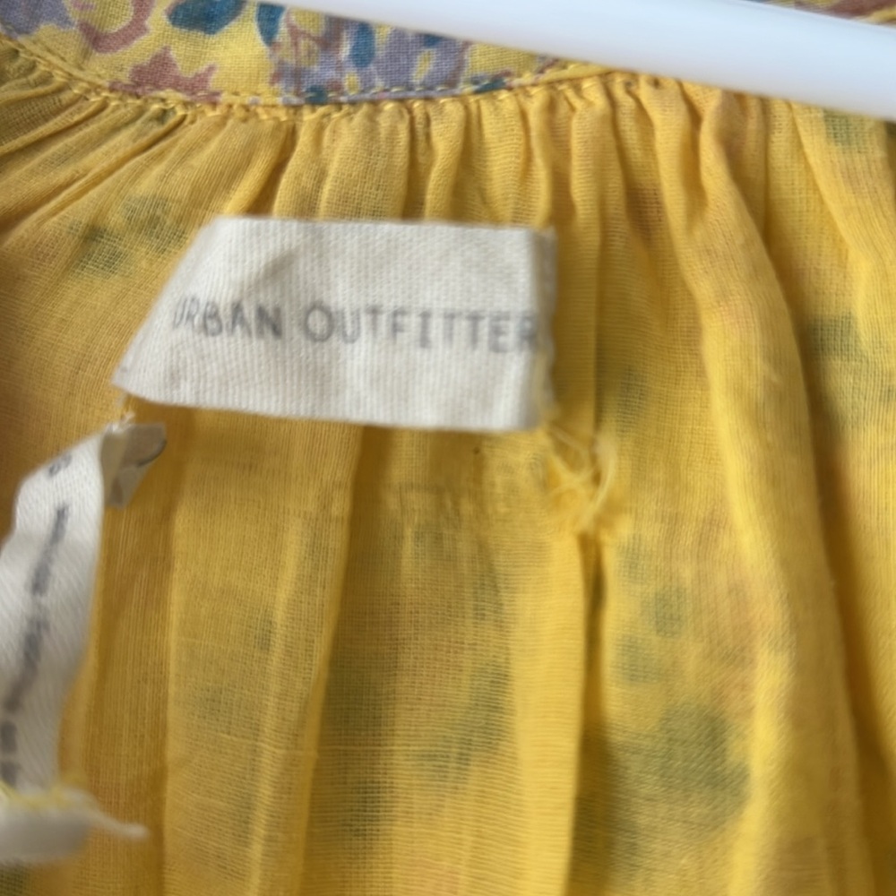 Yellow Floral Maxi Dress - Picture 2 of 6